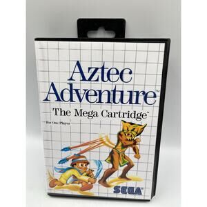 Aztec Adventure (Sega Master System , 1988) With Original Box